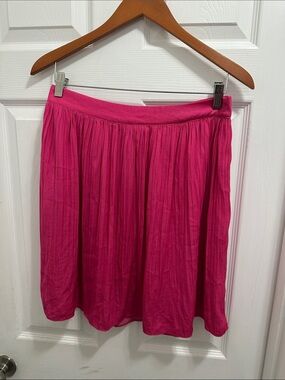 Rachel Zoe Fuchsia Gathered Skirt